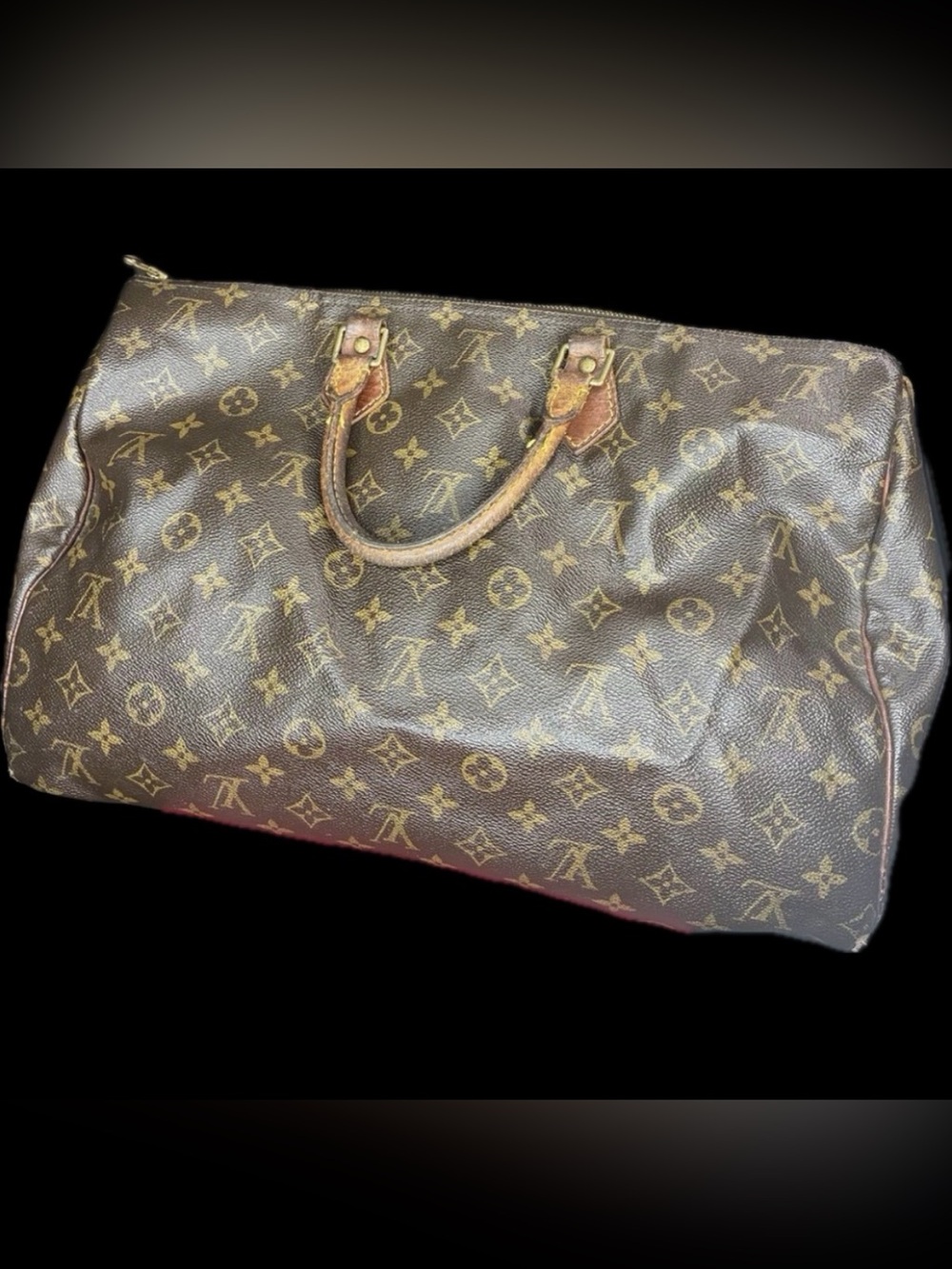 Louis Vuitton speedy 40 Brown/Gold Monogram Travel Duffel